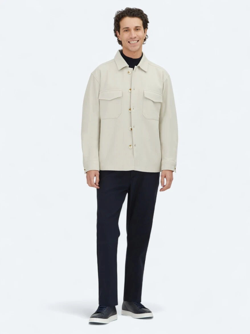 Beige Overshirt - KİP