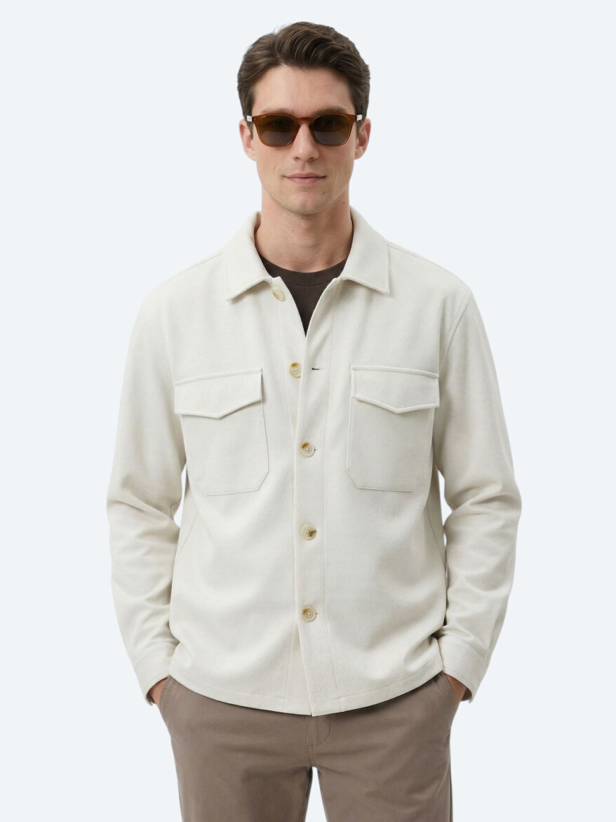 Beige Overshirt - 3