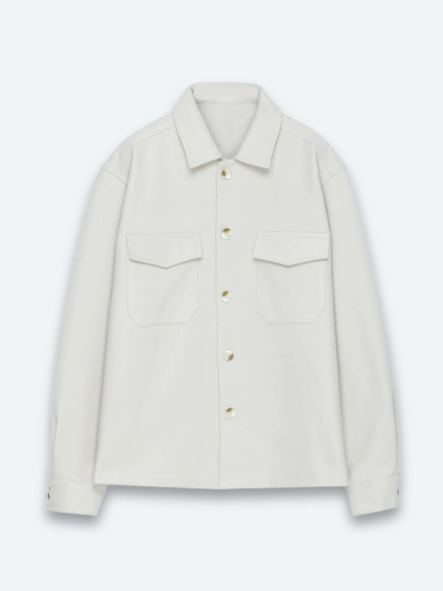 Beige Overshirt - 6