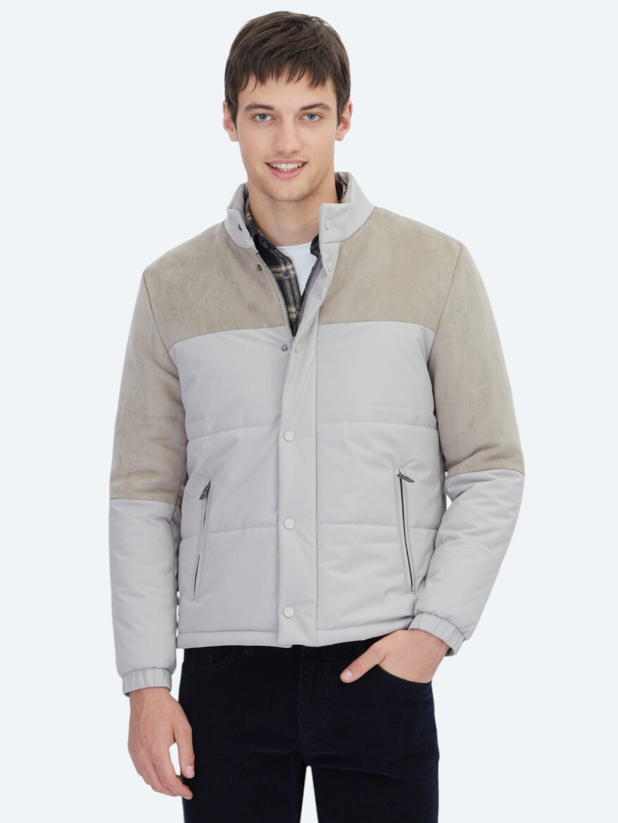 Beige Regular Fit Lightweight Jacket - KİP