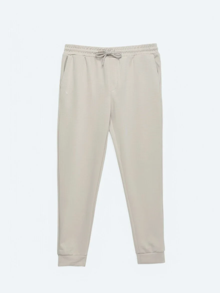 Beige Sweat Pants - 6