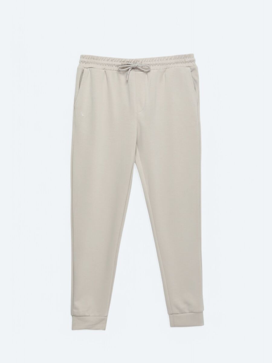 Beige Sweat Pants - 6