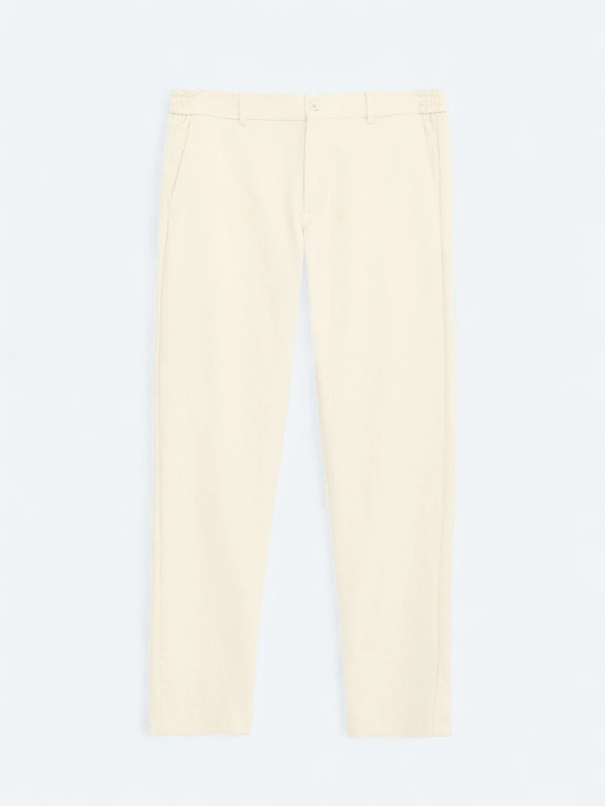 Bej Dokuma Jogging Fit Casual Pantolon 