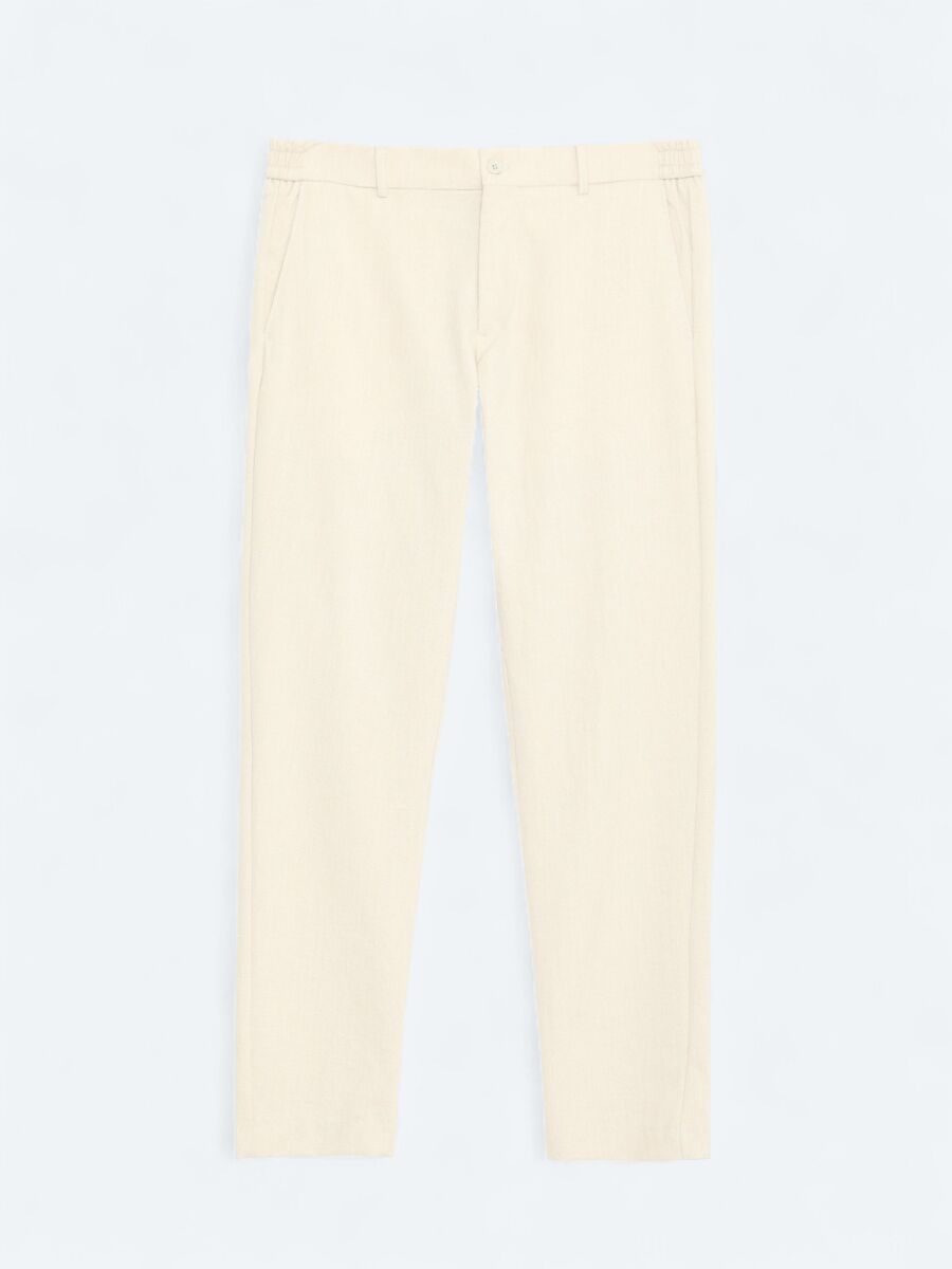 Bej Dokuma Jogging Fit Casual Pantolon - 7