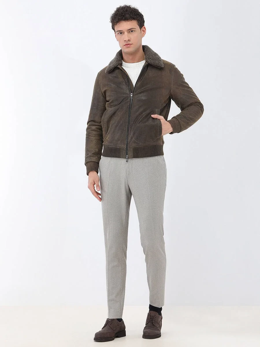 Bej Mikro Slim Fit Takım Elbise - 3