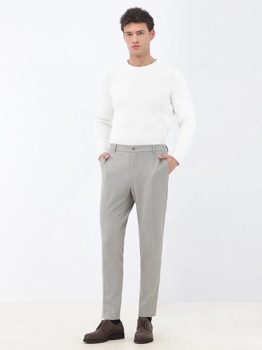 Bej Mikro Slim Fit Takım Elbise - 5