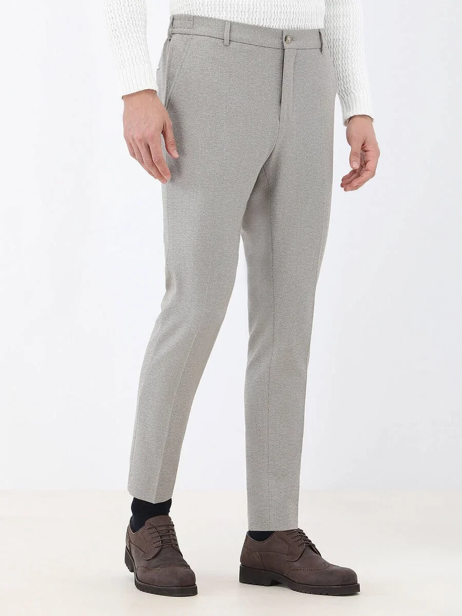 Bej Mikro Slim Fit Takım Elbise - 6