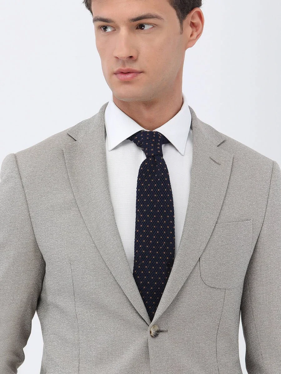 Bej Mikro Slim Fit Takım Elbise - 10