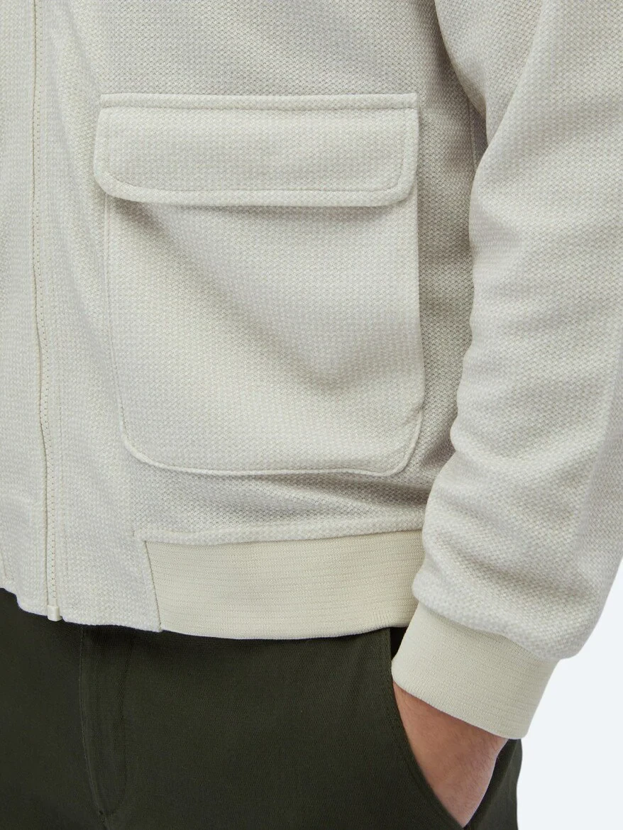 Bej Örme Mont - 5
