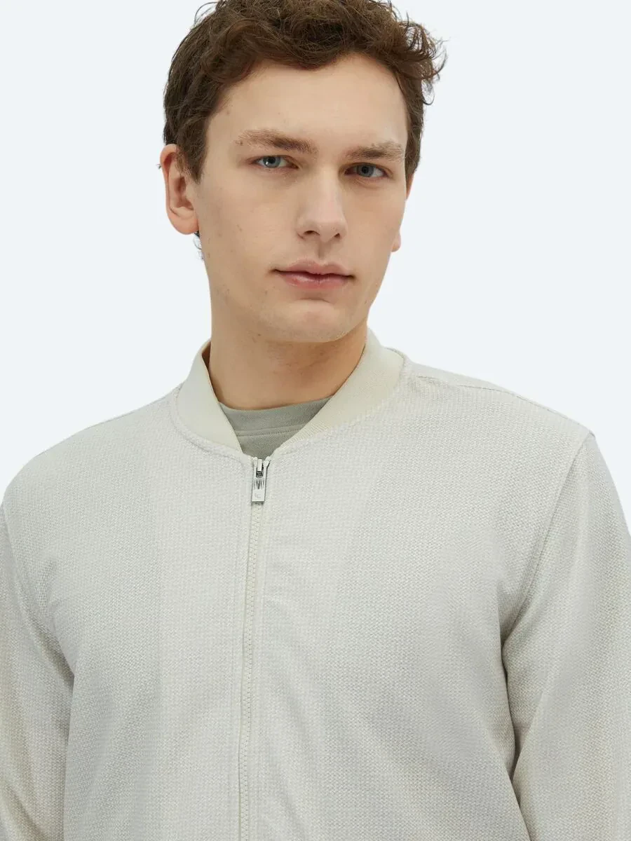 Bej Regular Fit Casual Örme Mont - 3