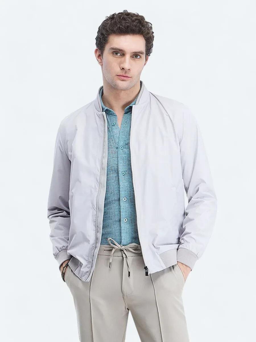 Bej Regular Fit Dik Yaka Casual Dokuma Mont - 3