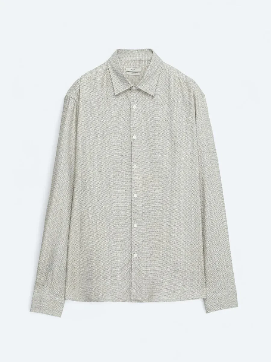 Bej Regular Fit Dokuma Casual %100 Pamuk Gömlek - 6