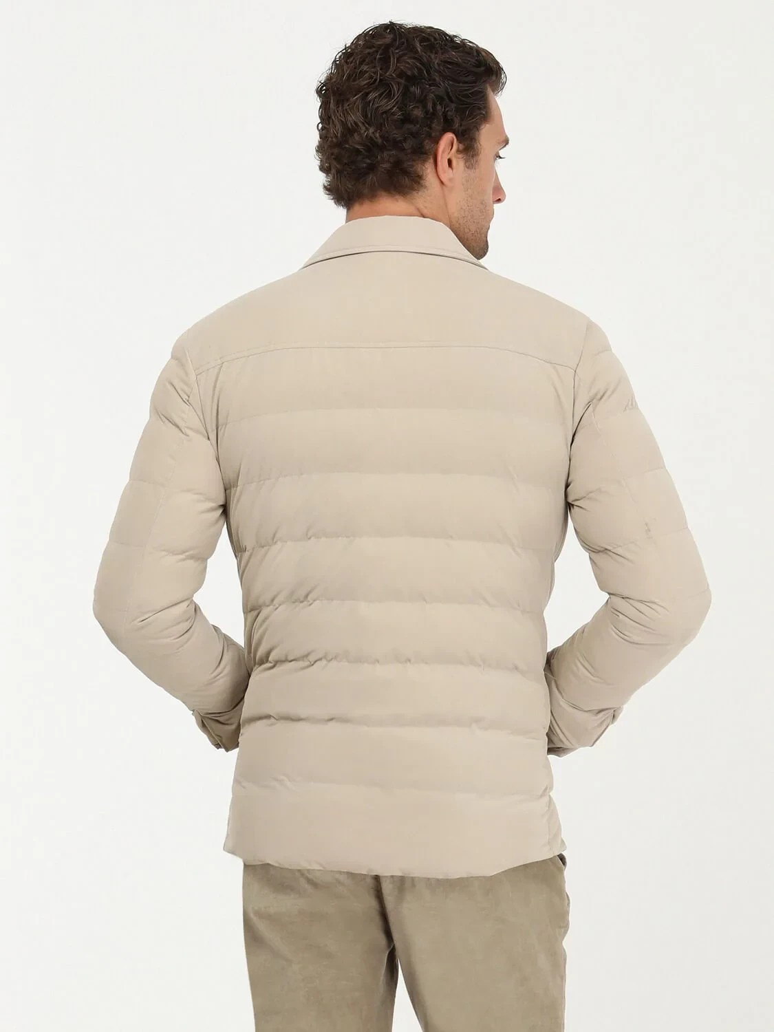 Bej Regular Fit Spor Ceket - 6