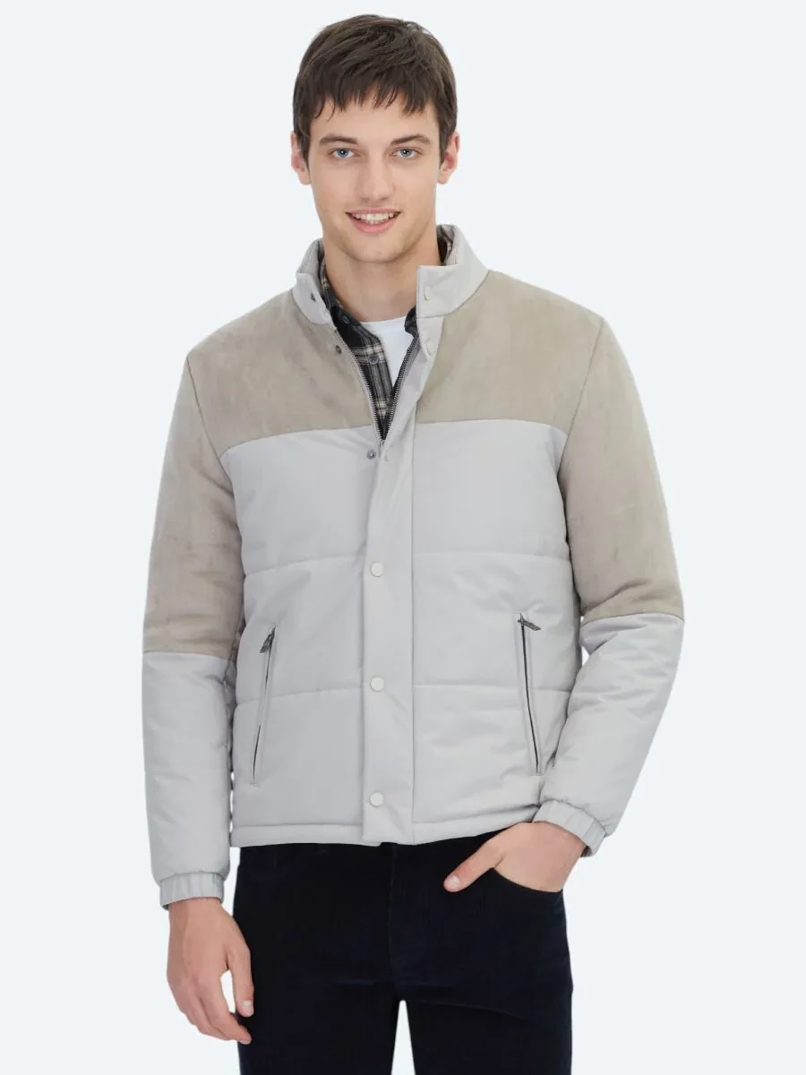 Bej Regular Fit Spor Ceket - 1