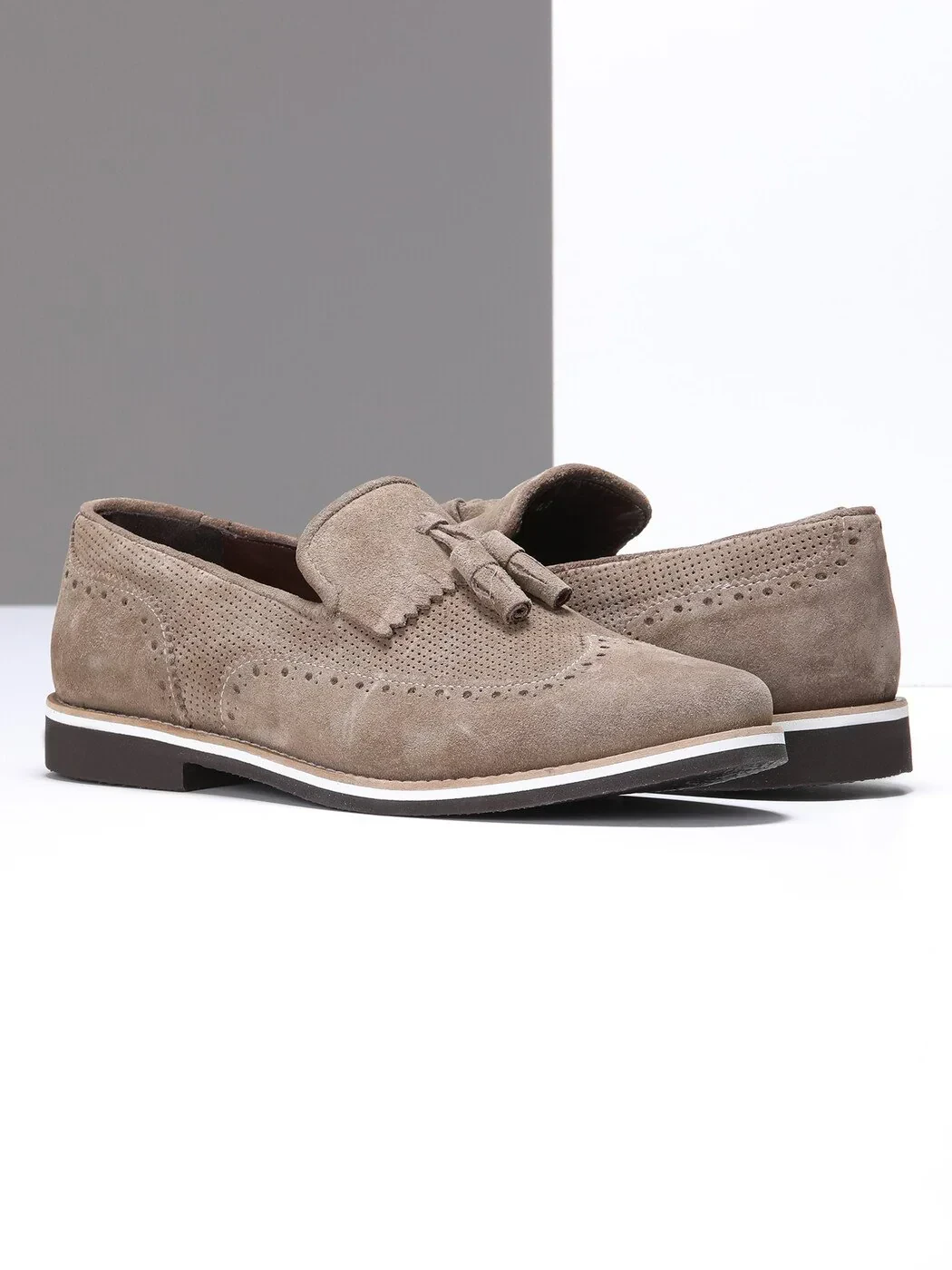 Bej Süet Casual Loafer - 3