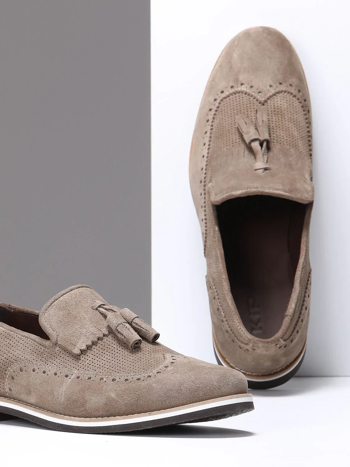 Bej Süet Casual Loafer - 4