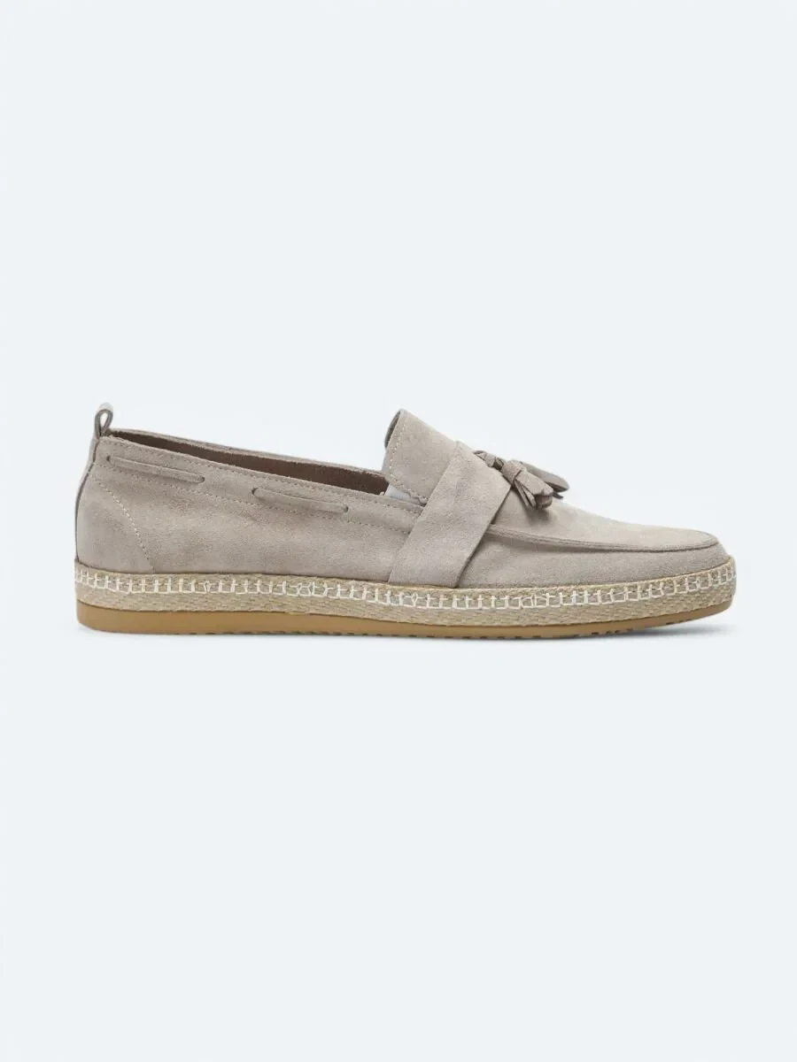 Bej Süet Smart Casual Ayakkabı - 1
