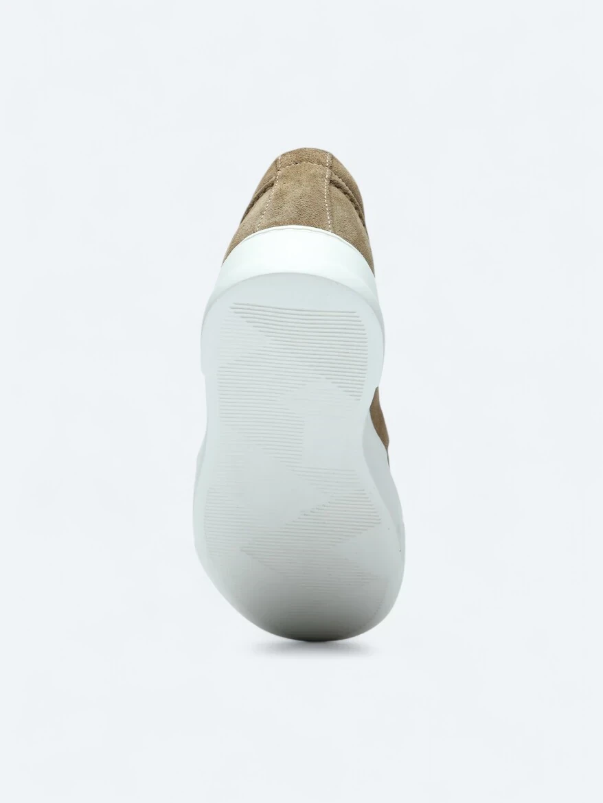 Bej Süet Smart Casual Ayakkabı - 4