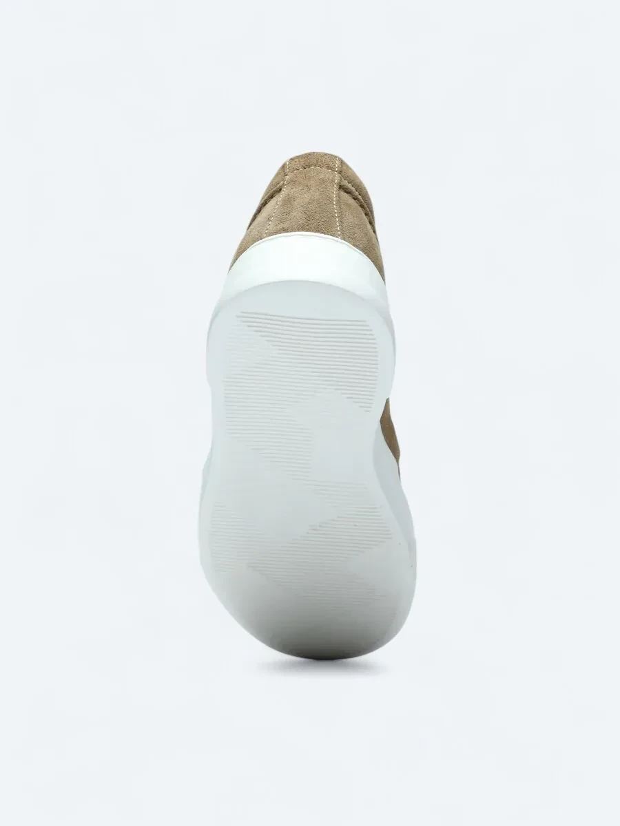Bej Süet Smart Casual Ayakkabı - 4