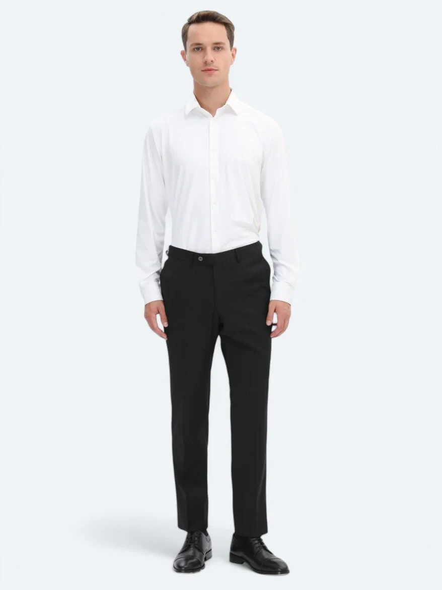 Beyaz Regular Fit Casual Gömlek - 2