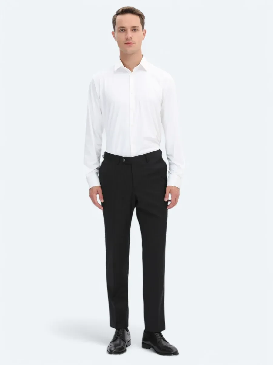Beyaz Regular Fit Casual Gömlek - 2