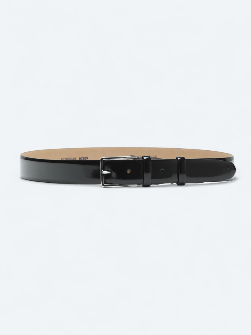 Black %100 Cow Leather Belt - KİP