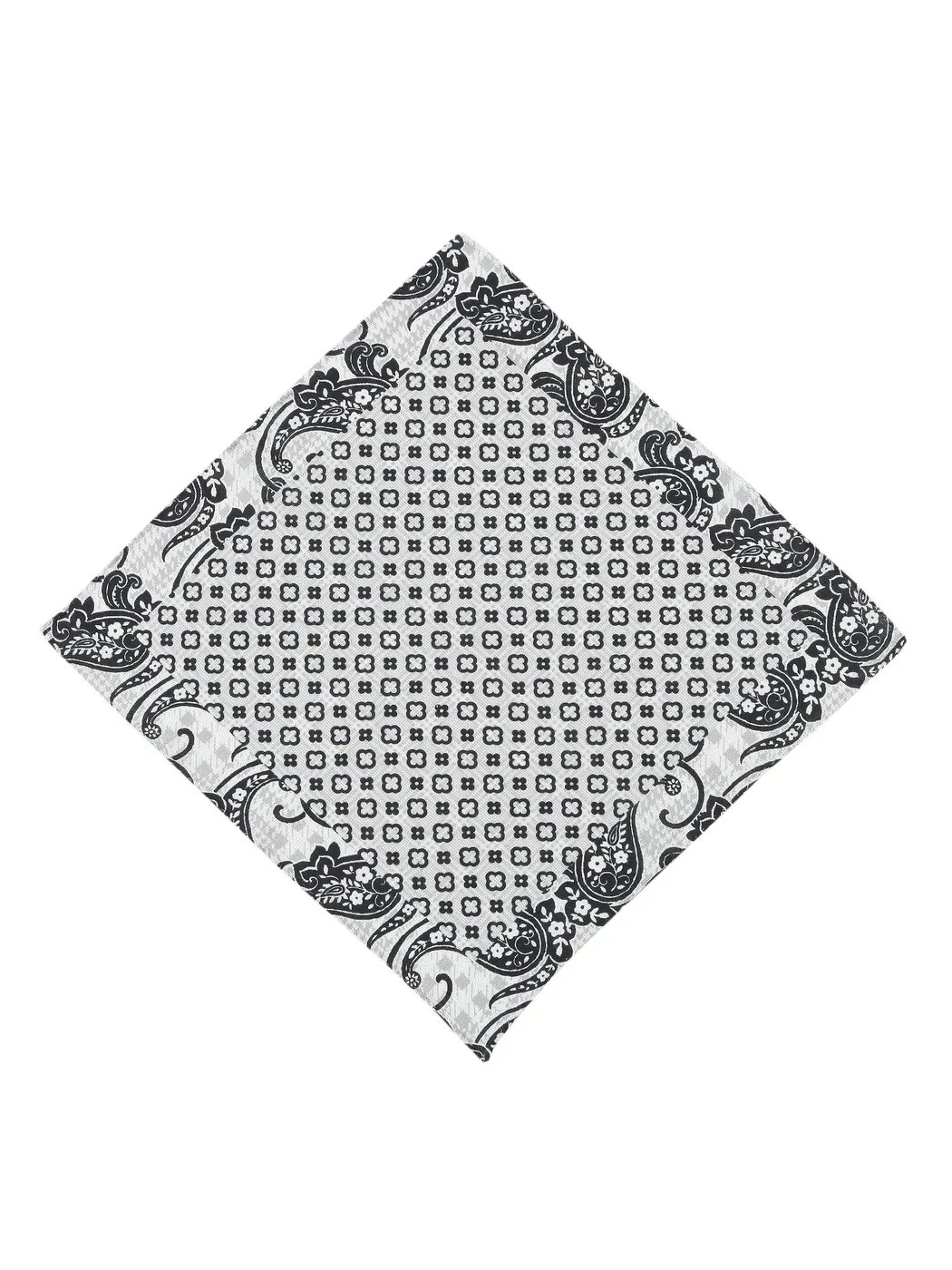 Black %100 Keten Handkerchief 
