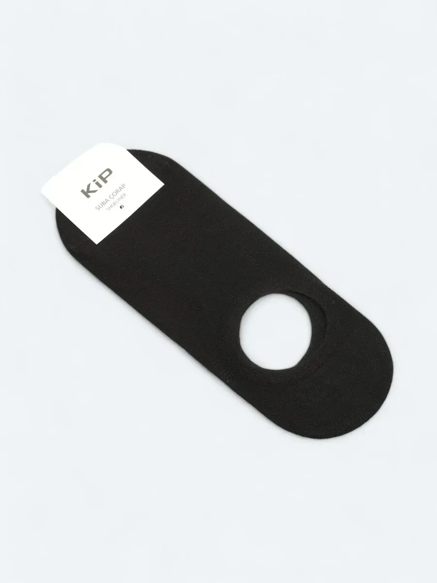 Black %75 Pamuk ,%23 Polyamid ,%2 Elastan Socks - 1