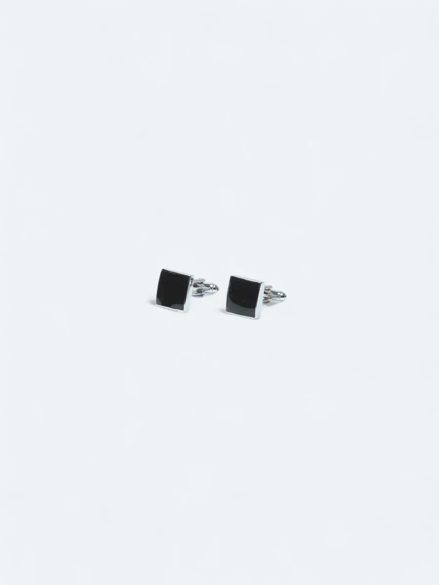 Black Brass Cuff Link - 2