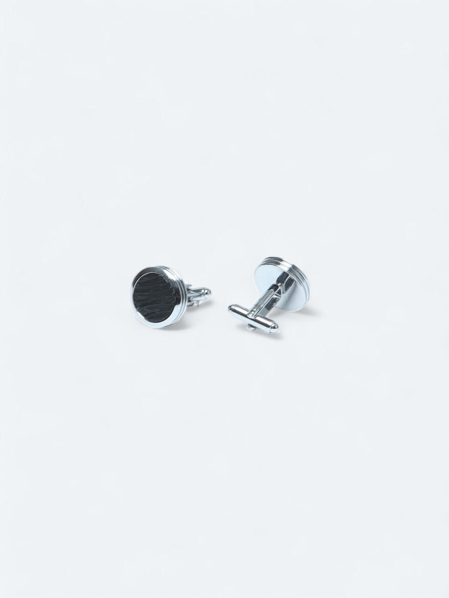 Black Brass Cuff Link - KİP