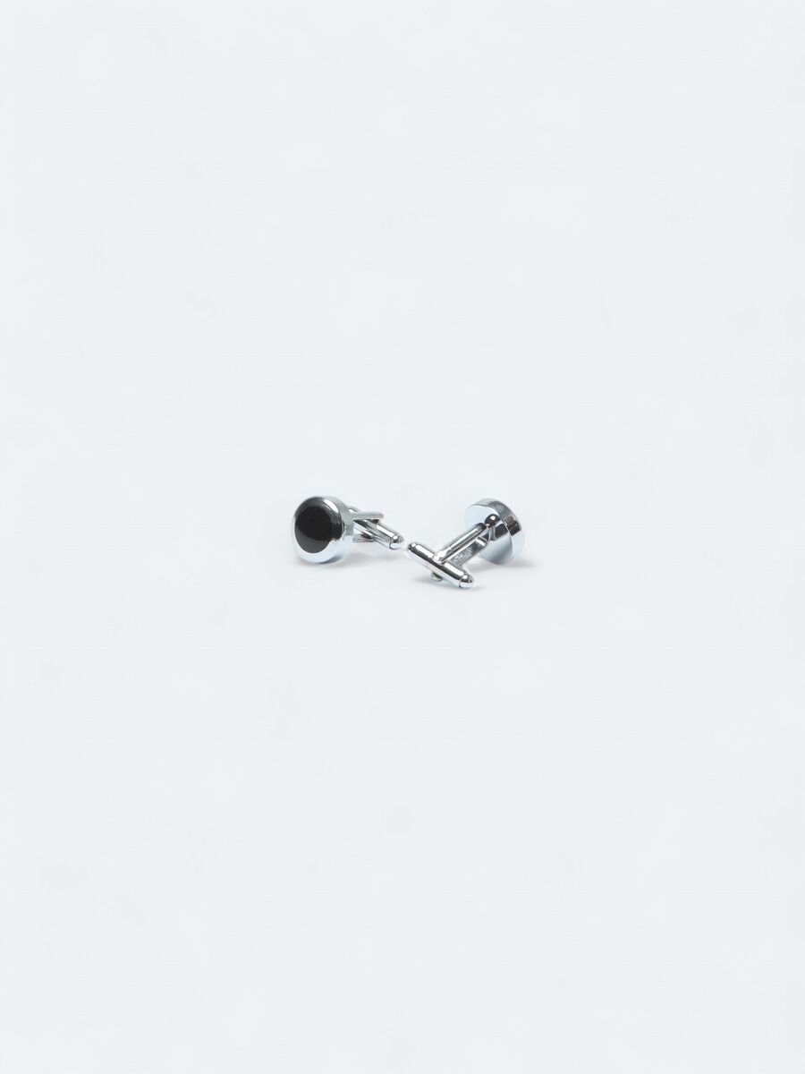 Black Brass Cuff Link - 1