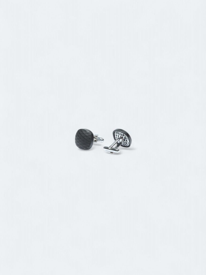 Black Brass Cuff Link - KİP