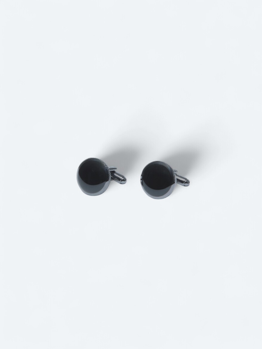 Black Brass Cuff Link - KİP