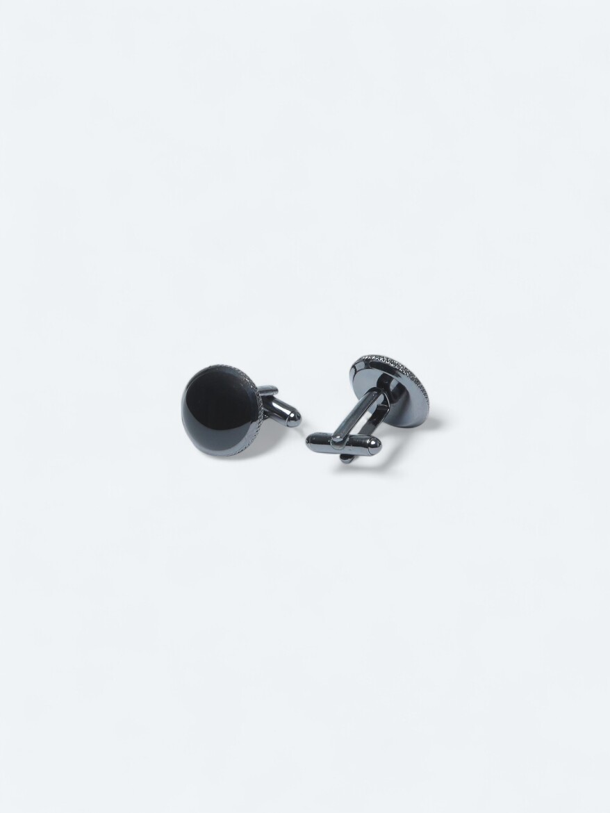 Black Brass Cuff Link - KİP