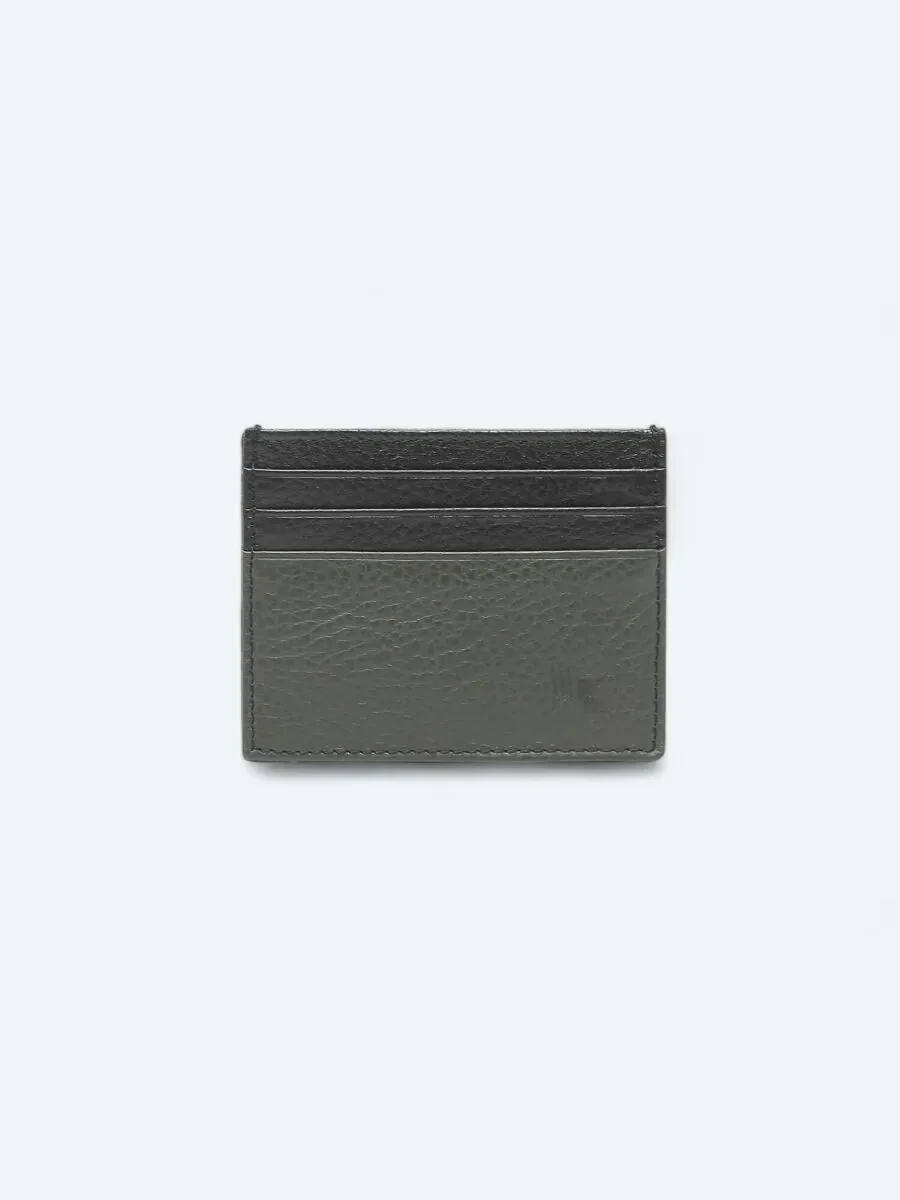 Black Cow Leather Card Holder - 2