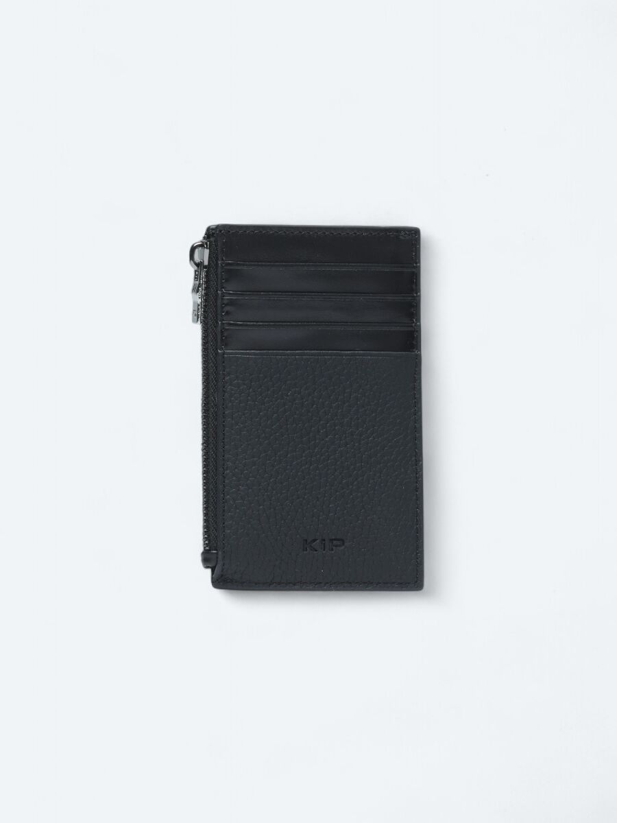 Black Cow Leather Card Holder - 1
