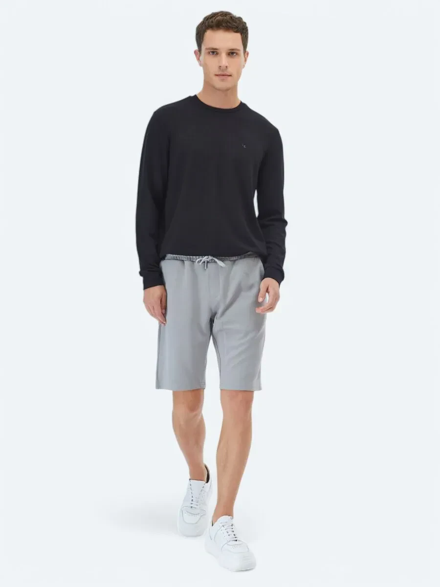 Black Crew Neck Printed Sweatshirt - 2