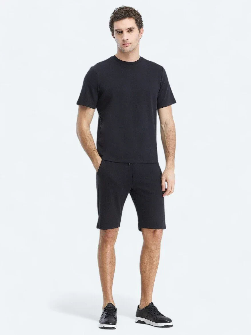 Black Crew Neck Sweatshirt - 2