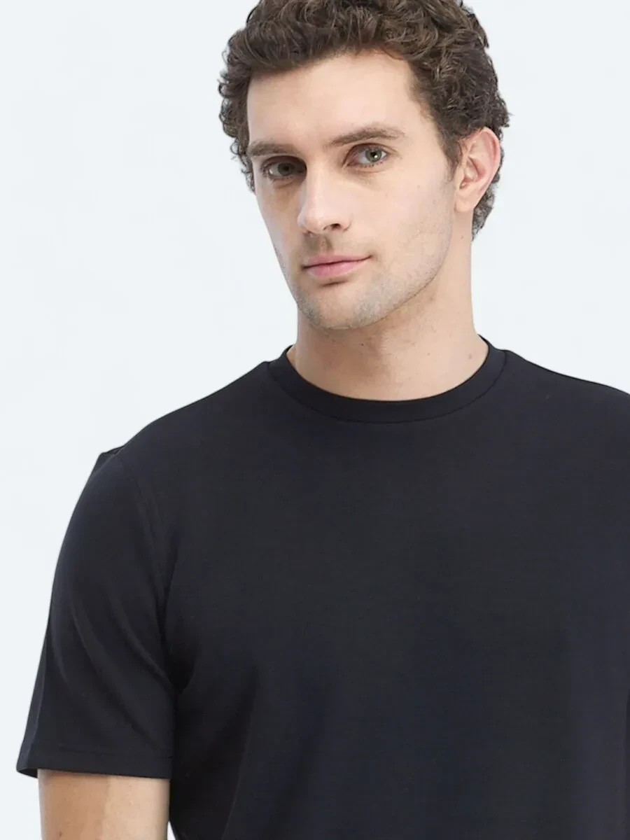 Black Crew Neck Sweatshirt - 3