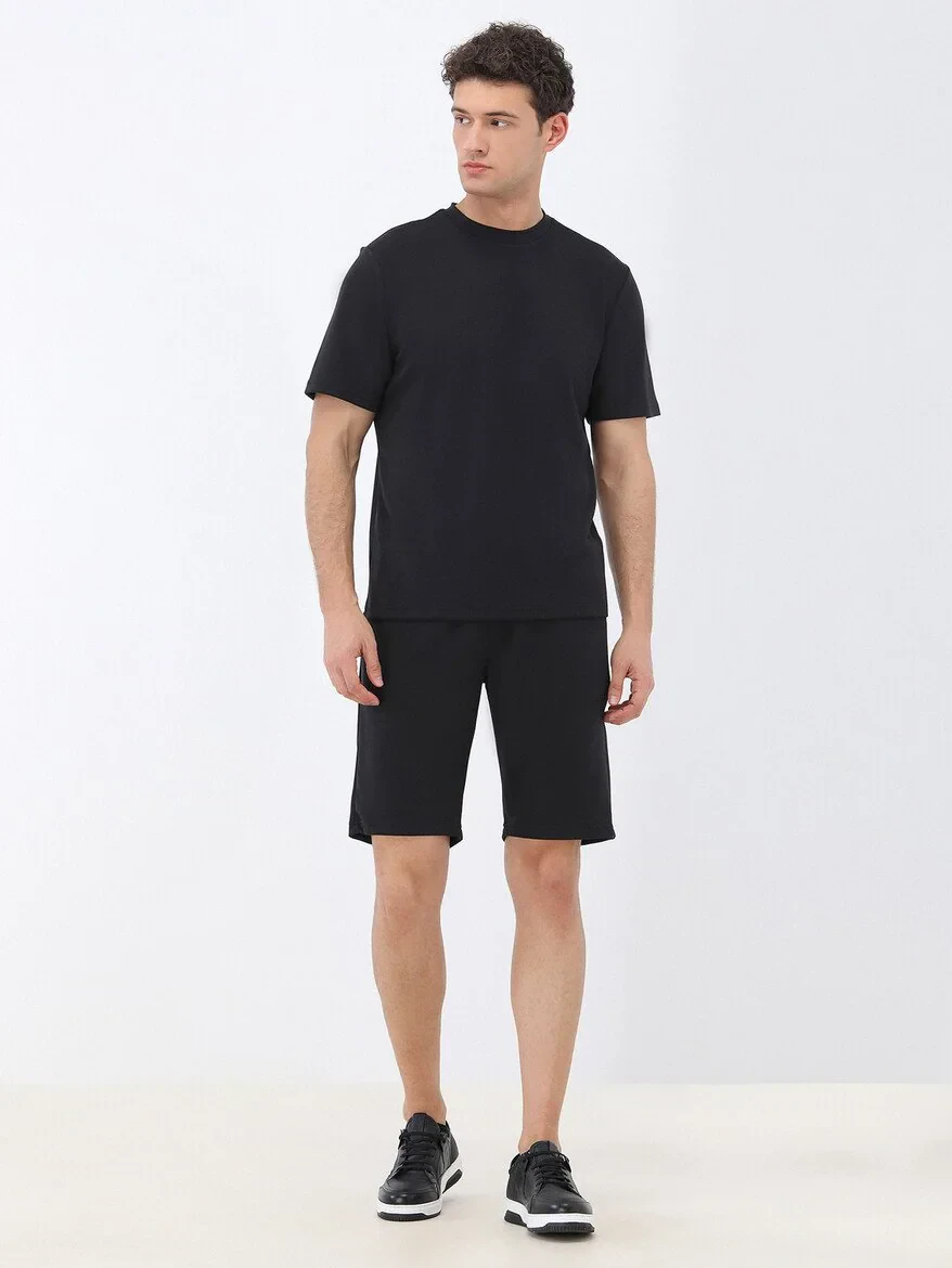 Black Crew Neck T-Shirt - 3
