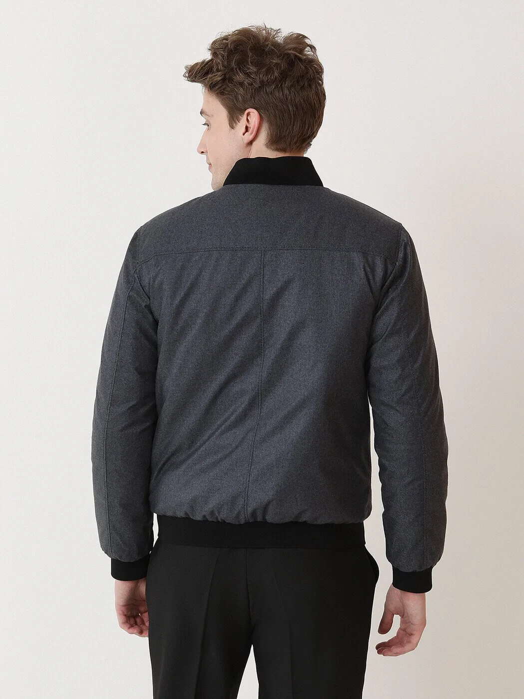Black Double-Sided Leather Leather Coat - 7