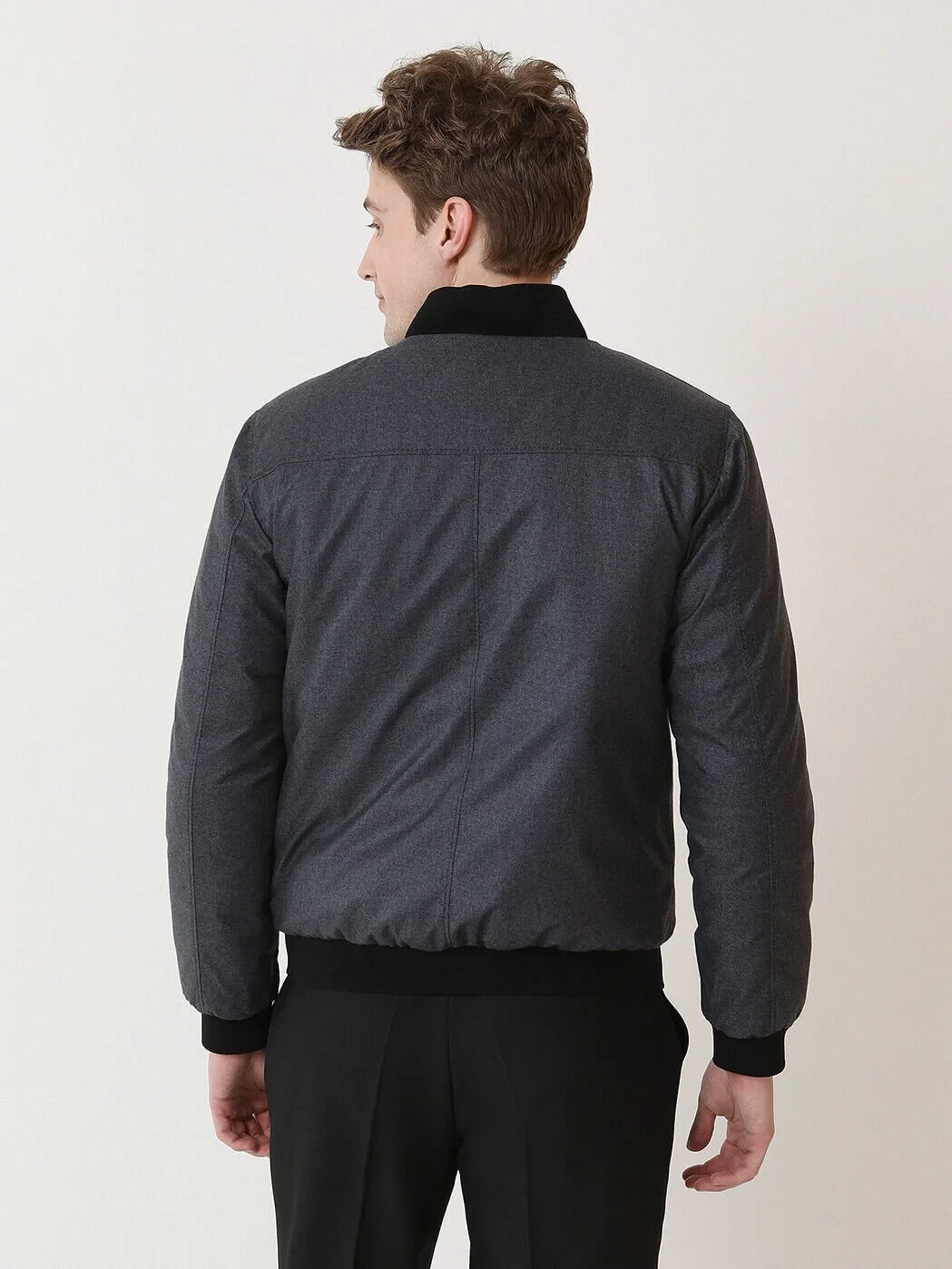 Black Double-Sided Leather Leather Coat - 7