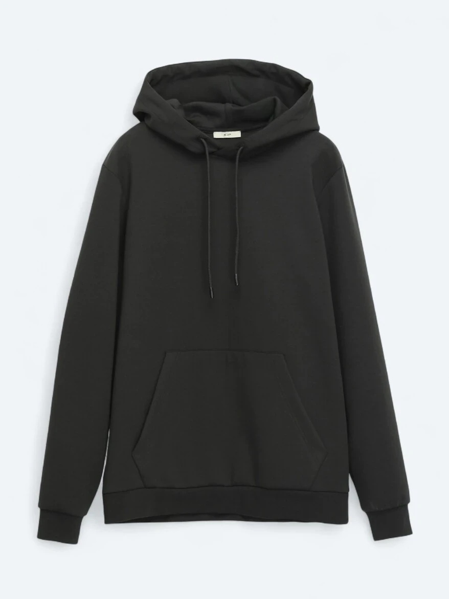 Black Hooded Sweatshirt - 6