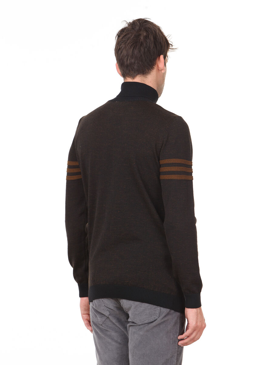 Black Knitwear Sweatshirt - 5