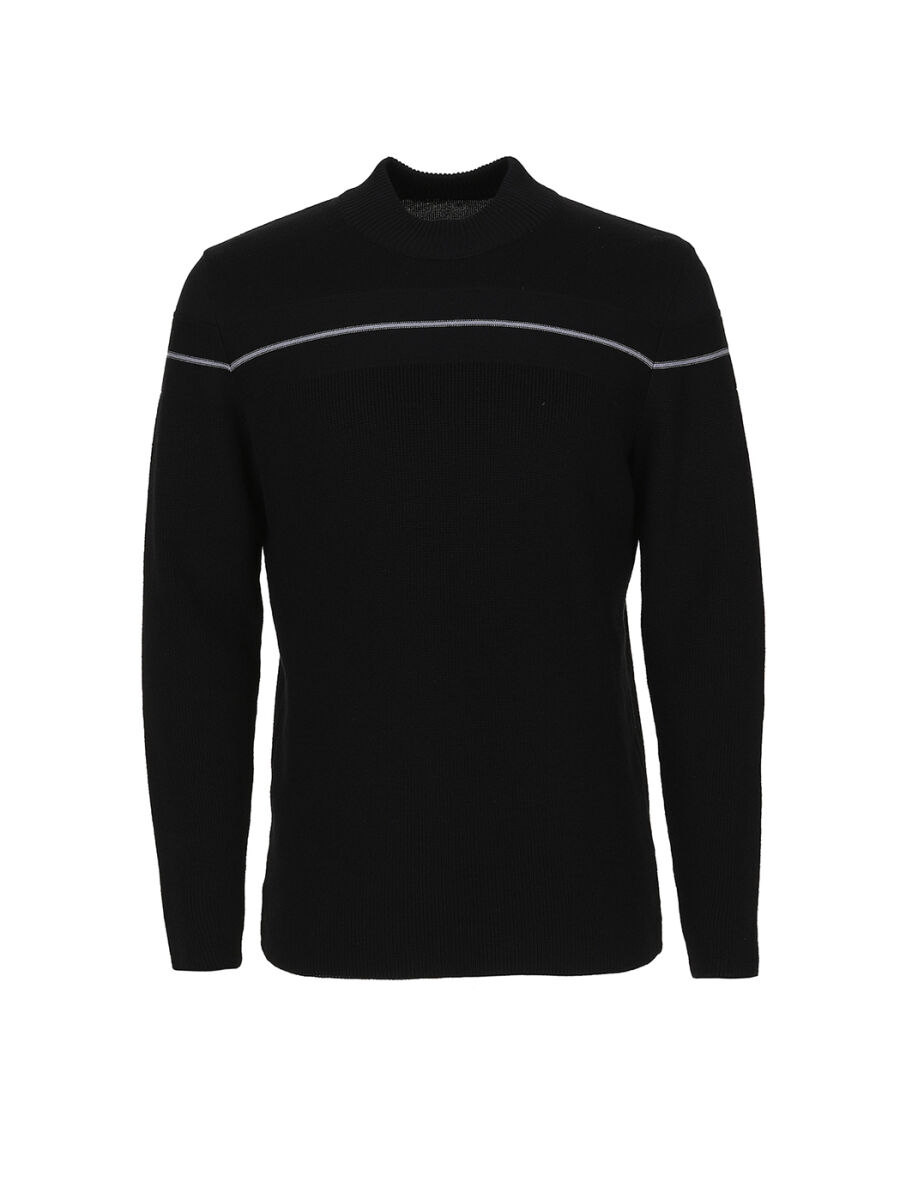 Black Knitwear Sweatshirt - 6