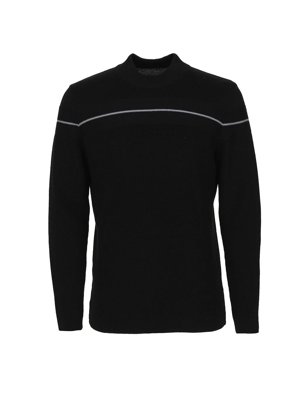 Black Knitwear Sweatshirt - 6
