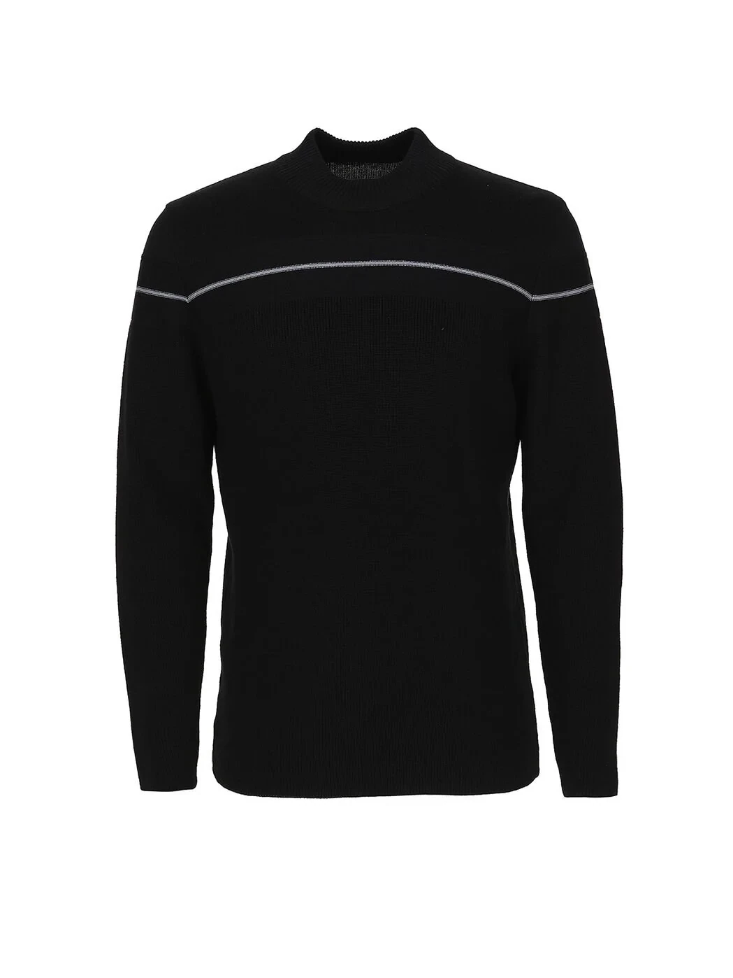 Black Knitwear Sweatshirt - 6