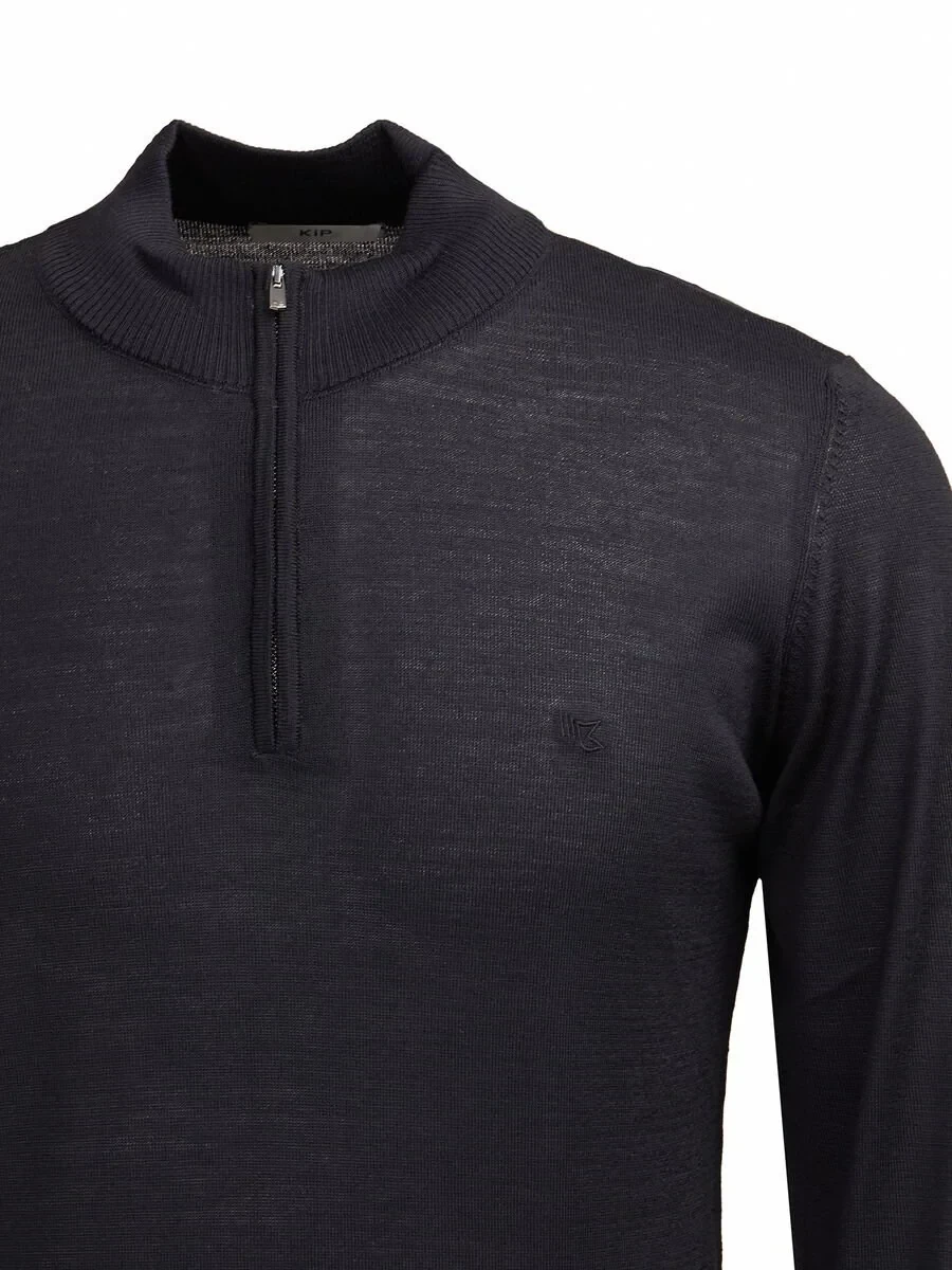 Black Knitwear Sweatshirt - 2