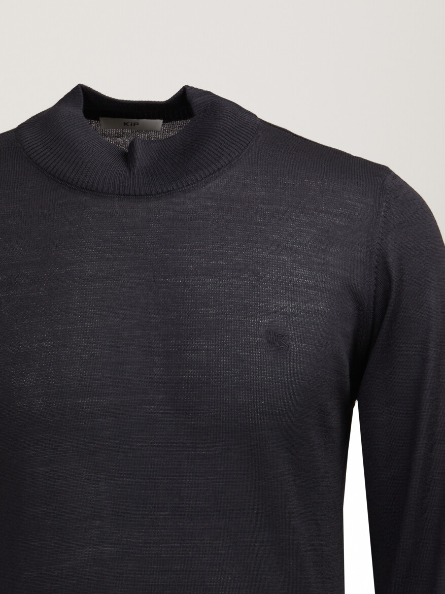 Black Knitwear Sweatshirt - 2