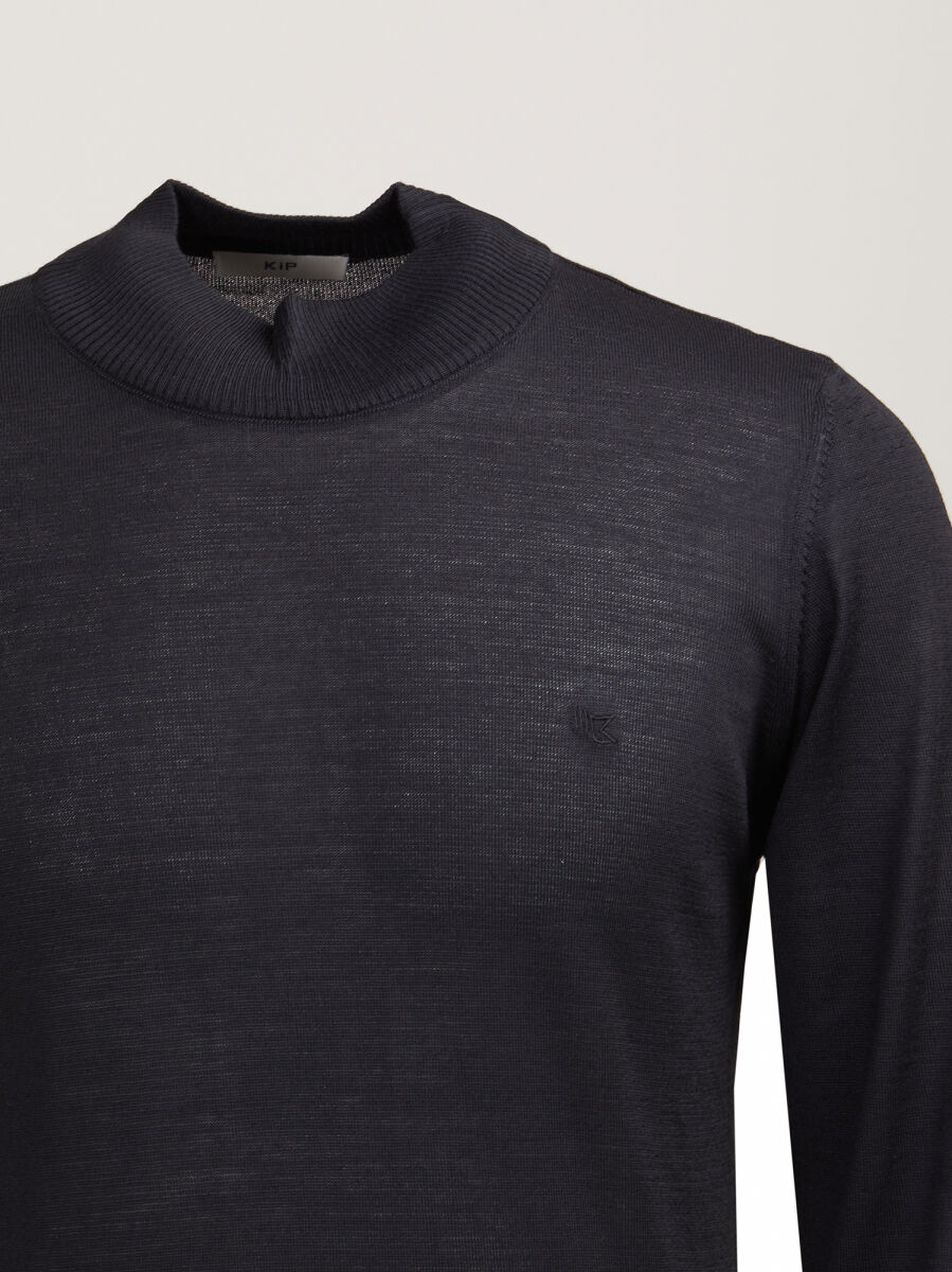 Black Knitwear Sweatshirt - 2